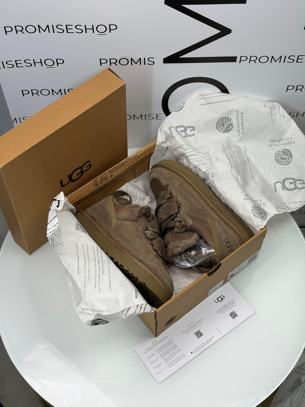 UGG Lowmel zamšādas augstpapēžu kedas