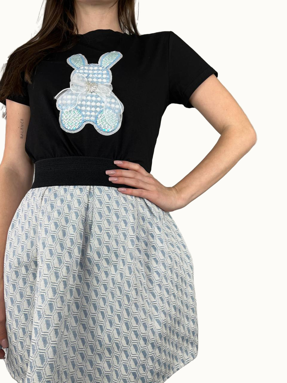Czarny T-shirt