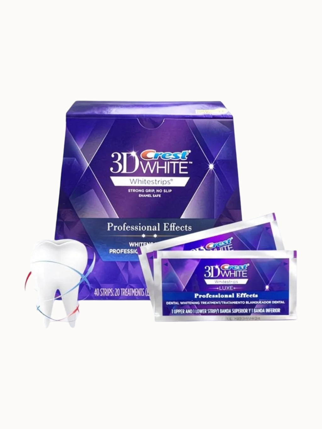 Bleaching-Streifen Crest 3D Whitestrips Professional Effects