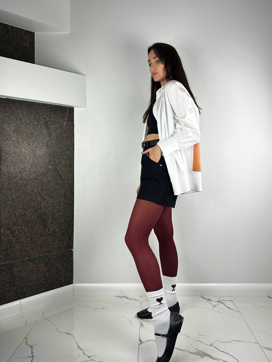 Shorts di jeans neri