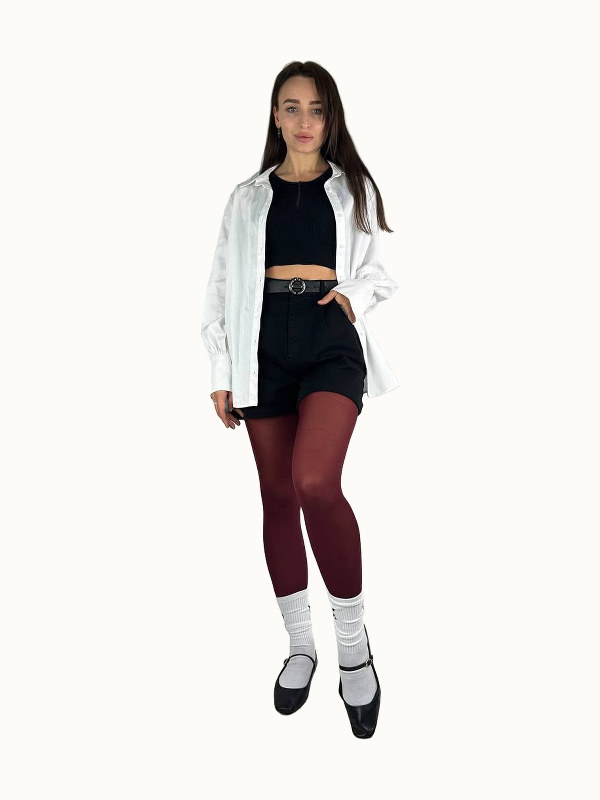 Shorts di jeans neri
