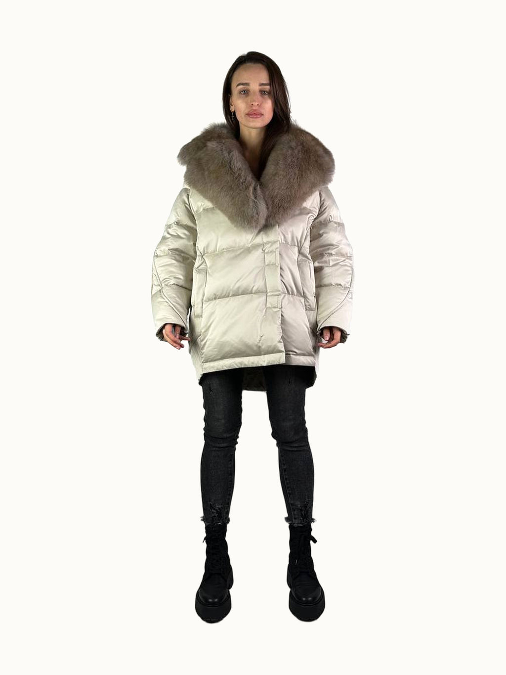 Dūnu jaka Baltic Lucky bēša, 80 cm