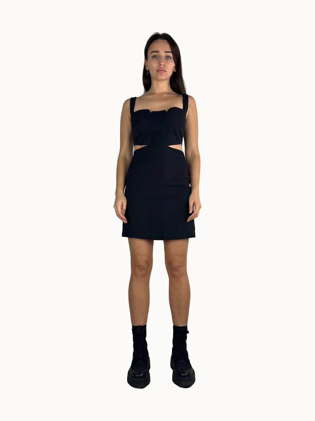Miniabito in cotone nero