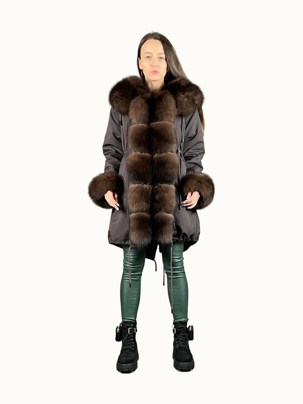 Parka Baltic Classic castanha, 95 cm
