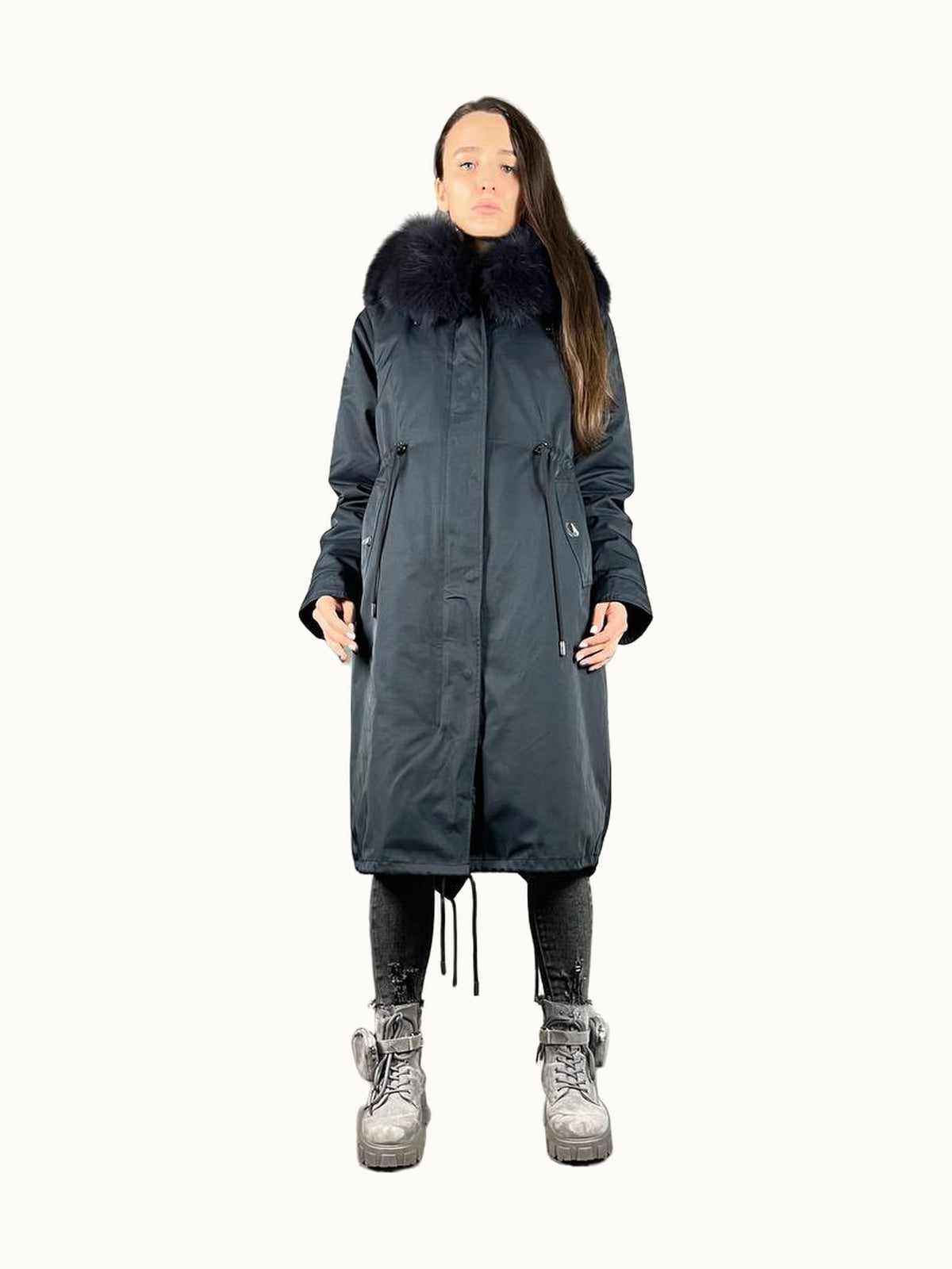 Parka Baltic Classic bleu foncé, 110 cm
