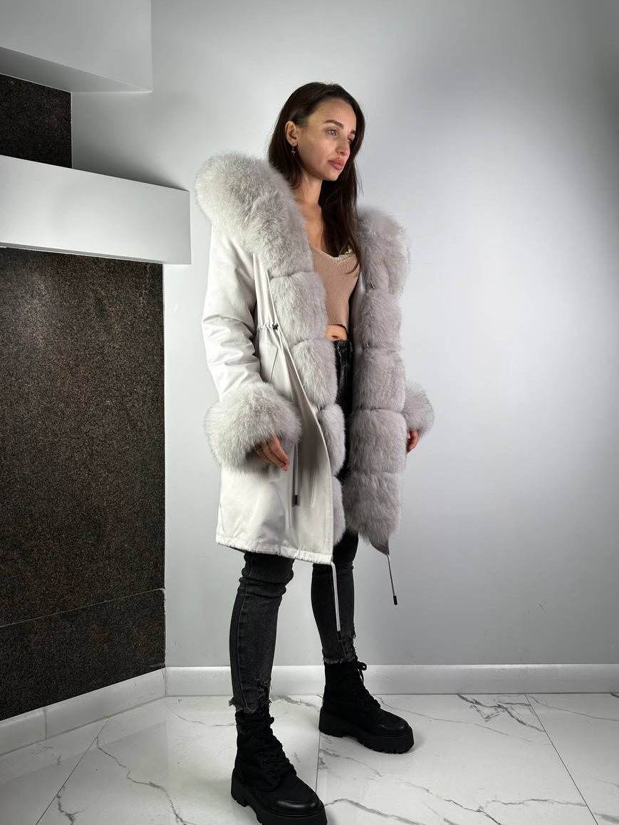 Parka Baltic Classic cinzento-clara, 95 cm