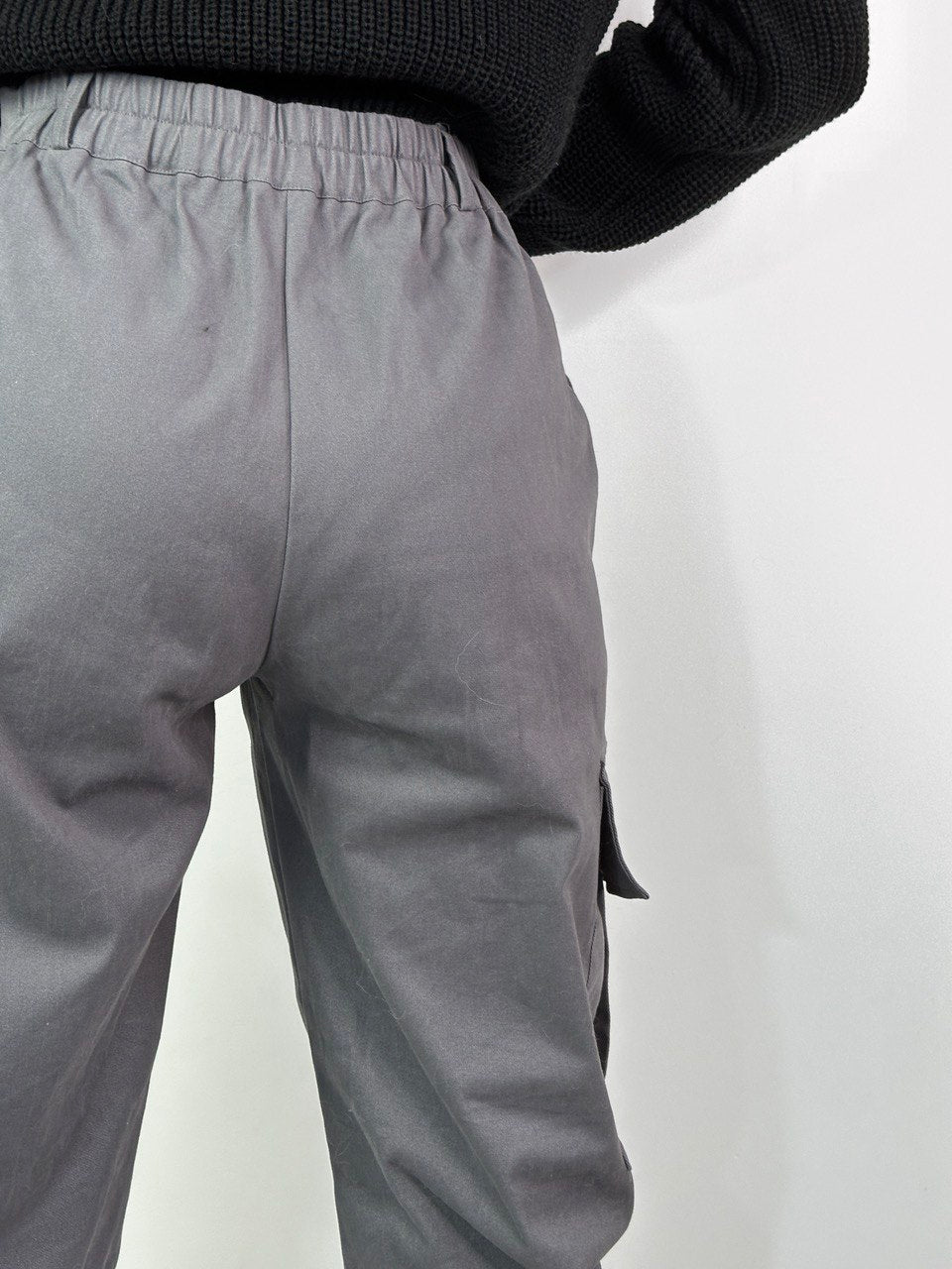 Grey cargo pants