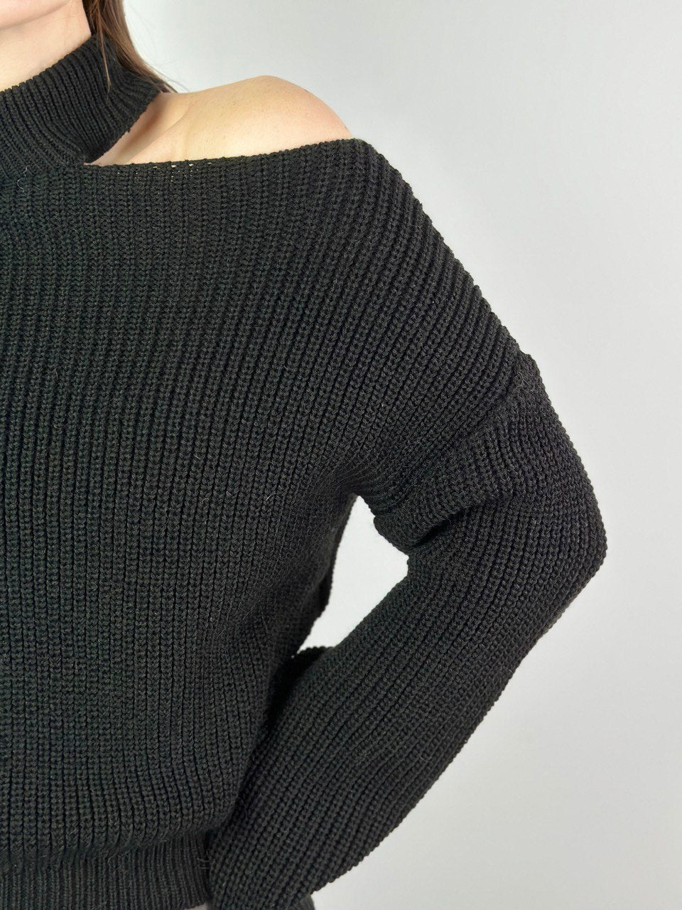 Black Neck Sweater