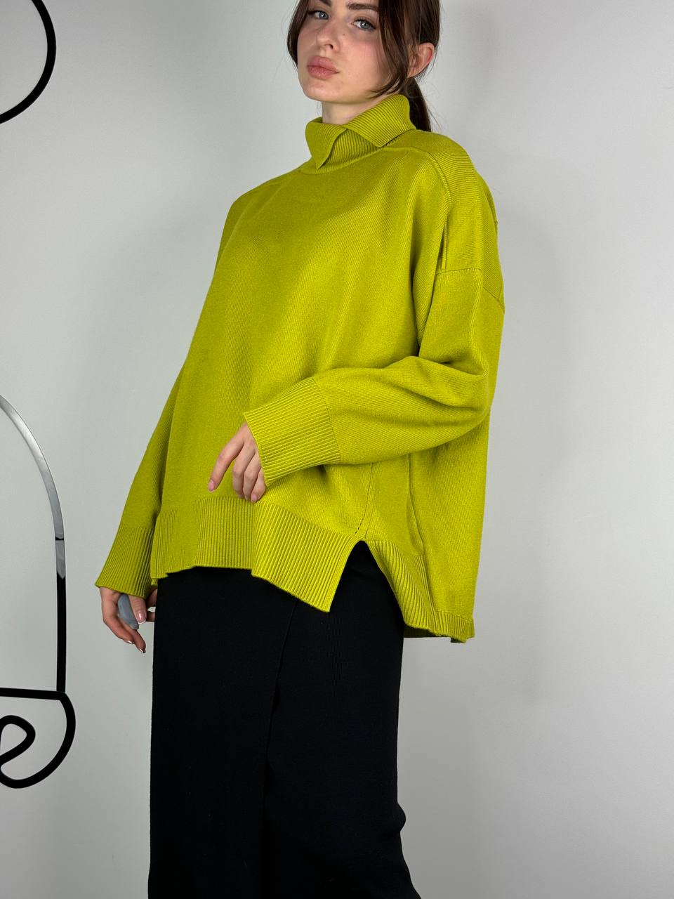 Acid yellow sweater