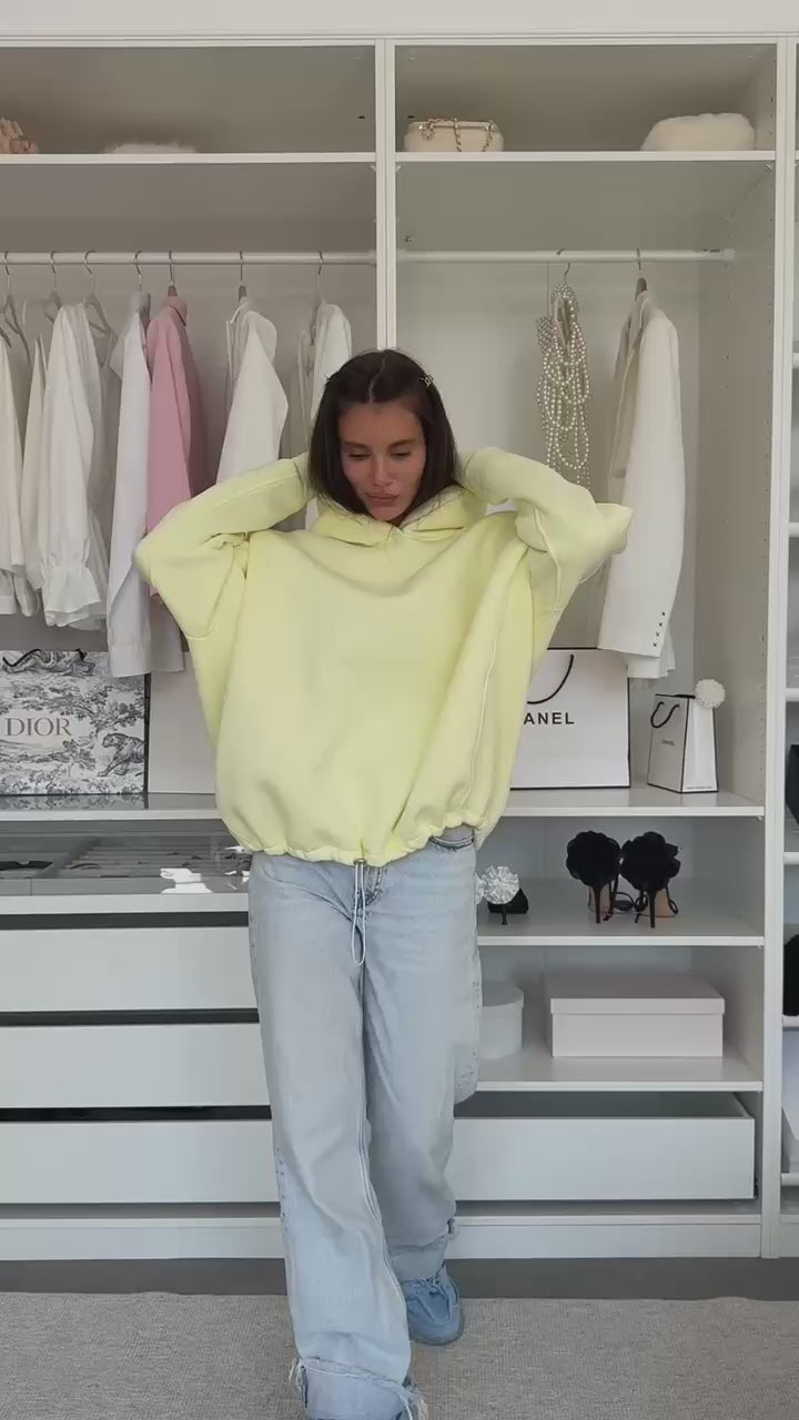 Oversize Hoodie with Fleece