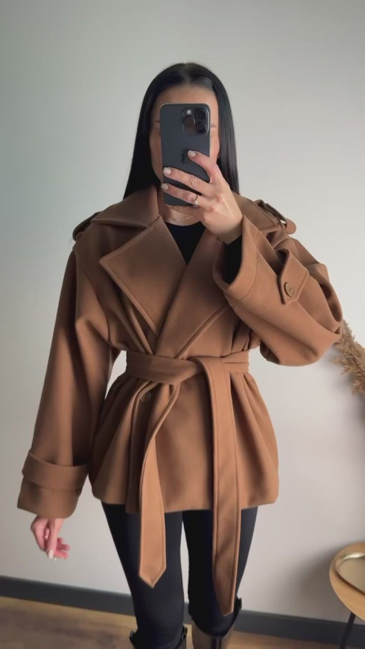 Women’s Oversized Belted Trench Coat