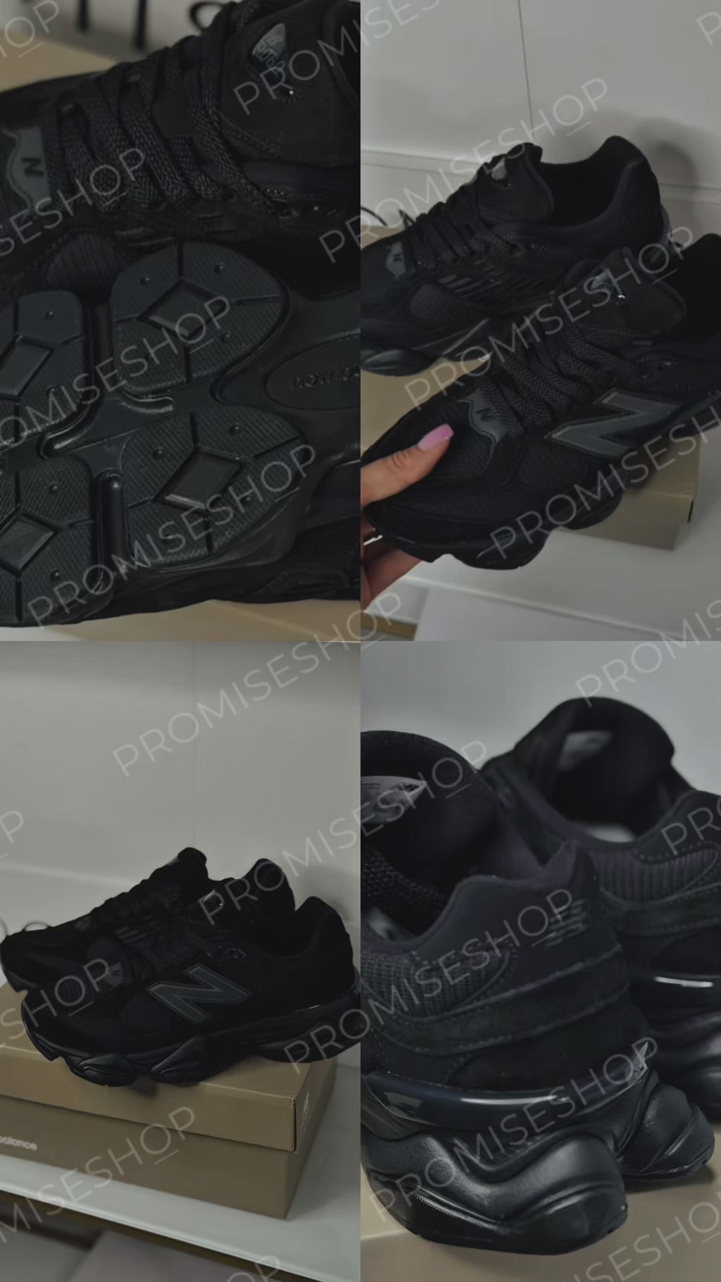 New Balance 9060 Black Cement