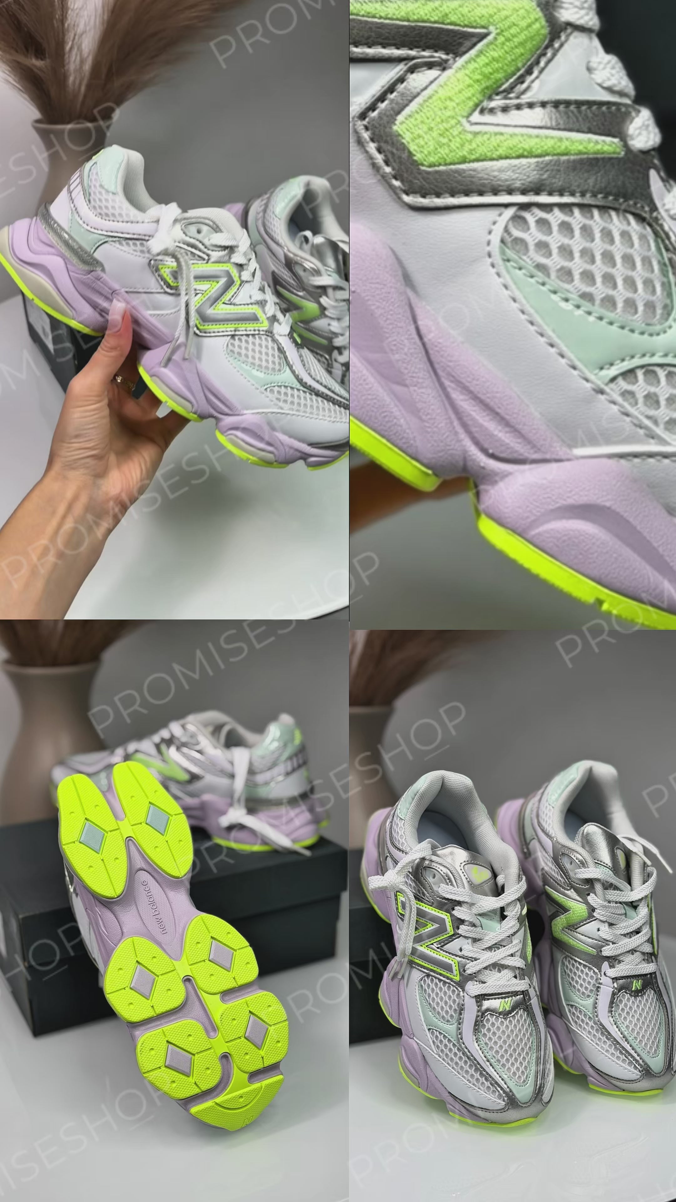 New Balance 9060 White/Taro
