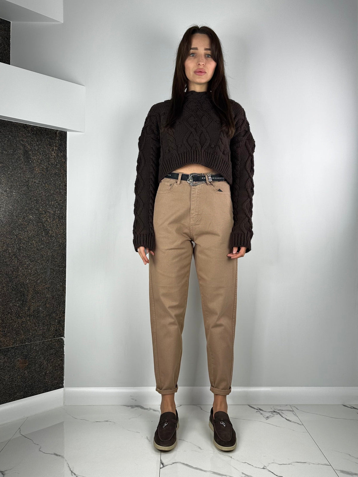 Maglione marrone