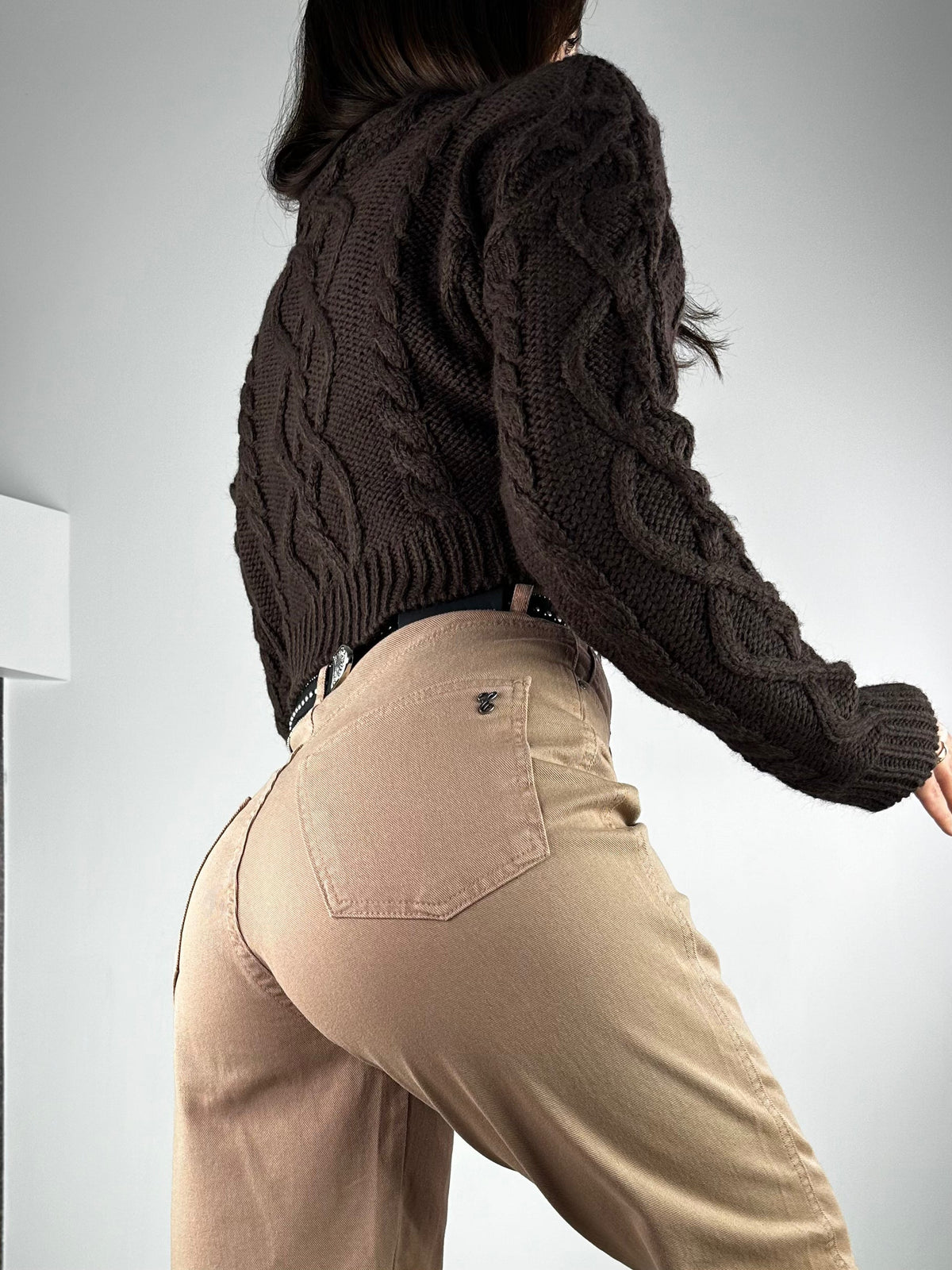 Maglione marrone