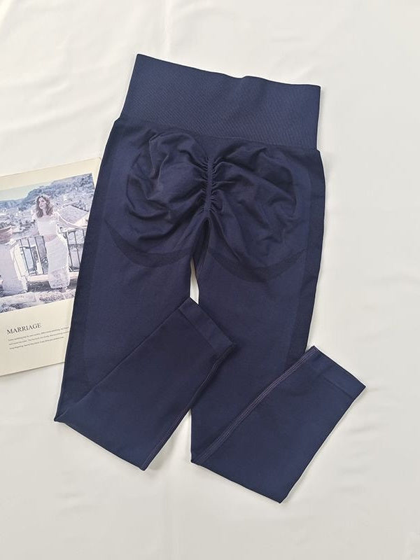 Leggings senza cuciture con arricciatura