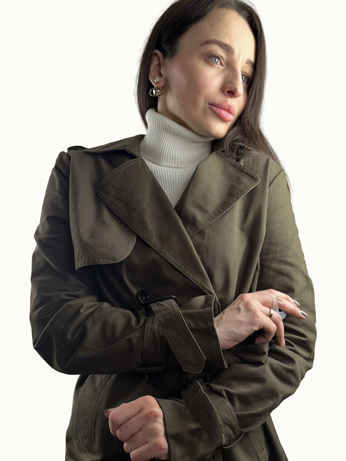 Klassischer Trenchcoat in Braun