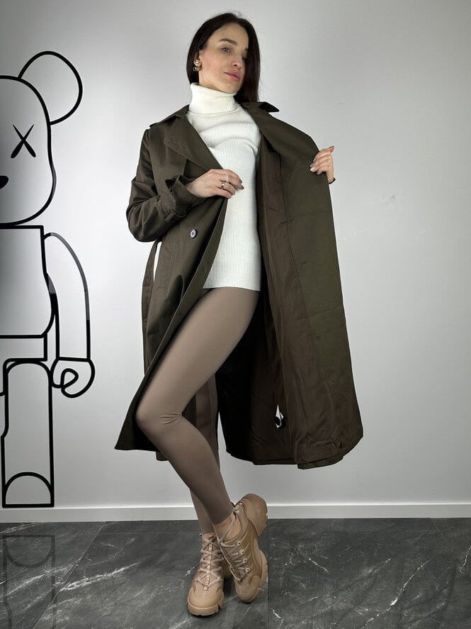 Trench classico marrone
