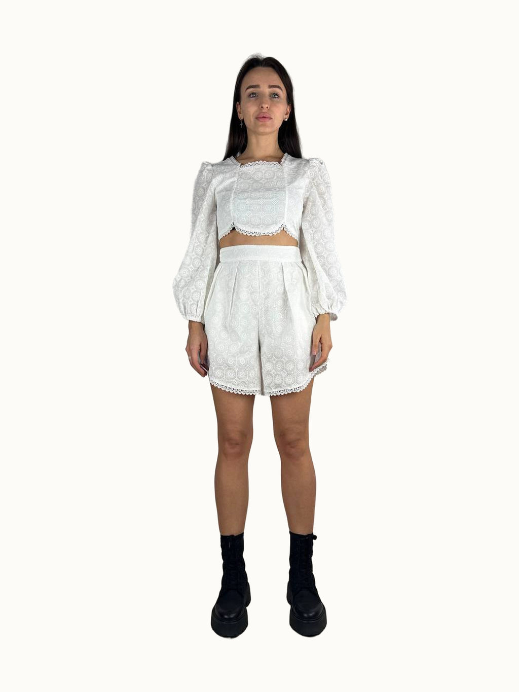 Conjunto de renda LARA branco