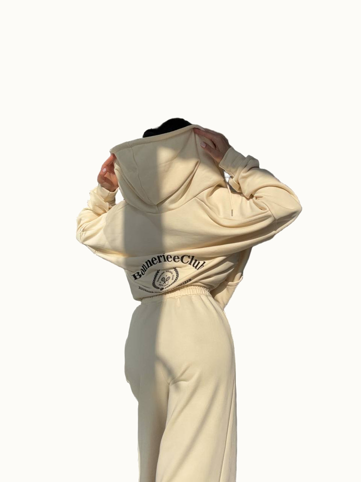 Completo Premium giallo: felpa e pantaloni